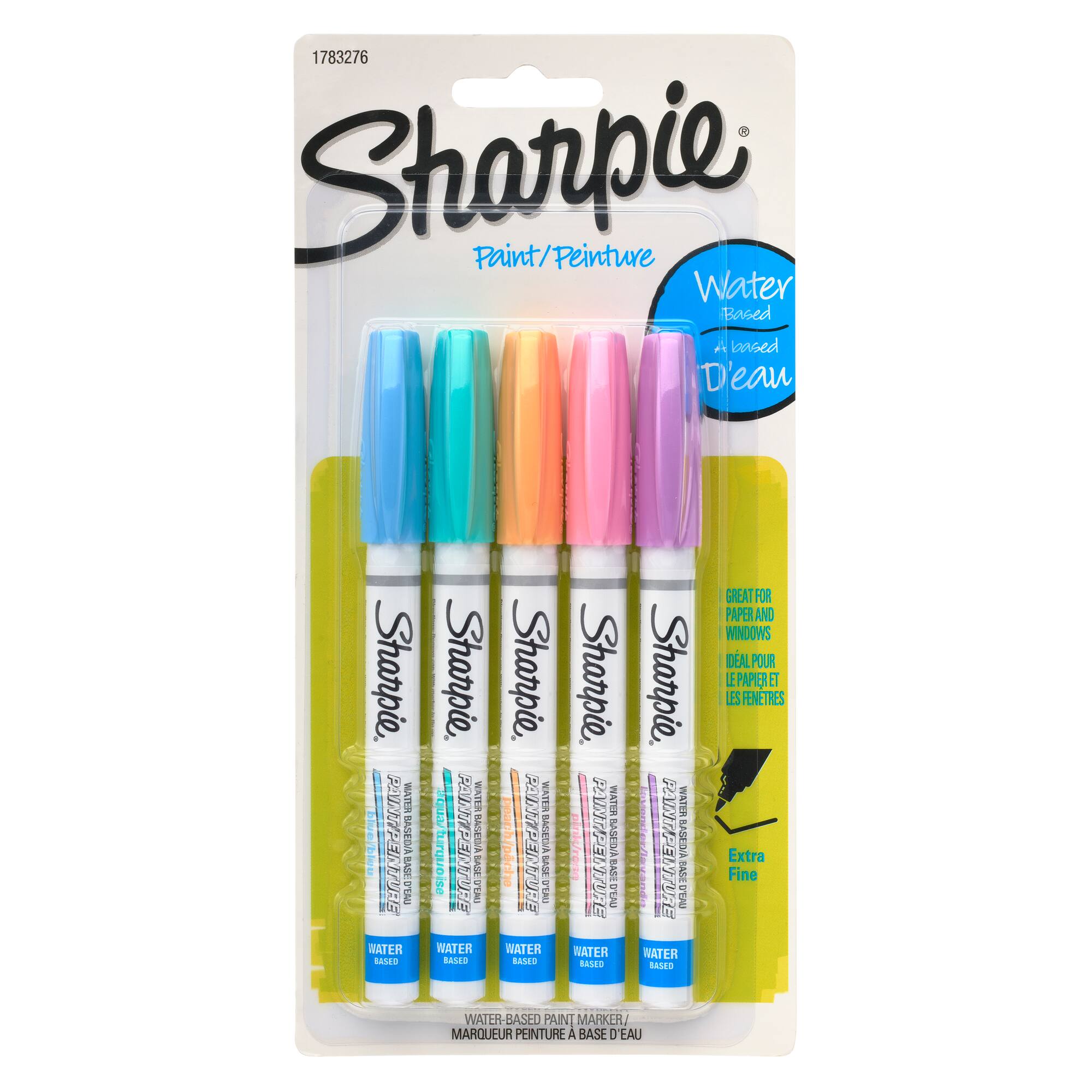 Sharpie® Water-Based Paint Markers, Extra Fine Point Pastel Set